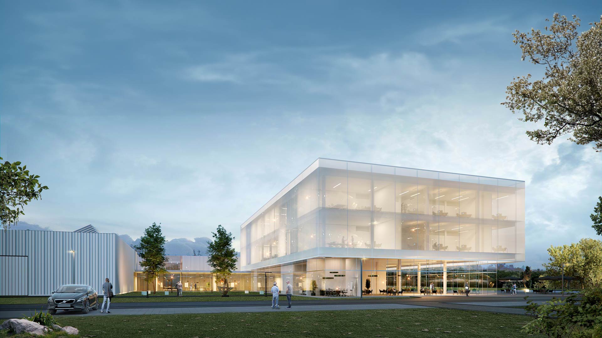 Nickel und Wachter Architekten - Konzept für den neuen Cleantech Innovation Park Nickel und Wachter Architekten - Konzept für den neuen Cleantech Innovation Park