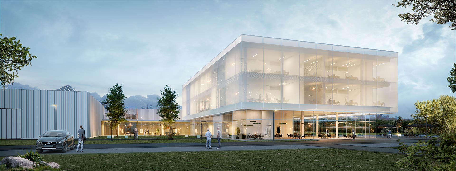 Nickel und Wachter Architekten - Innovationszentrum Rendering