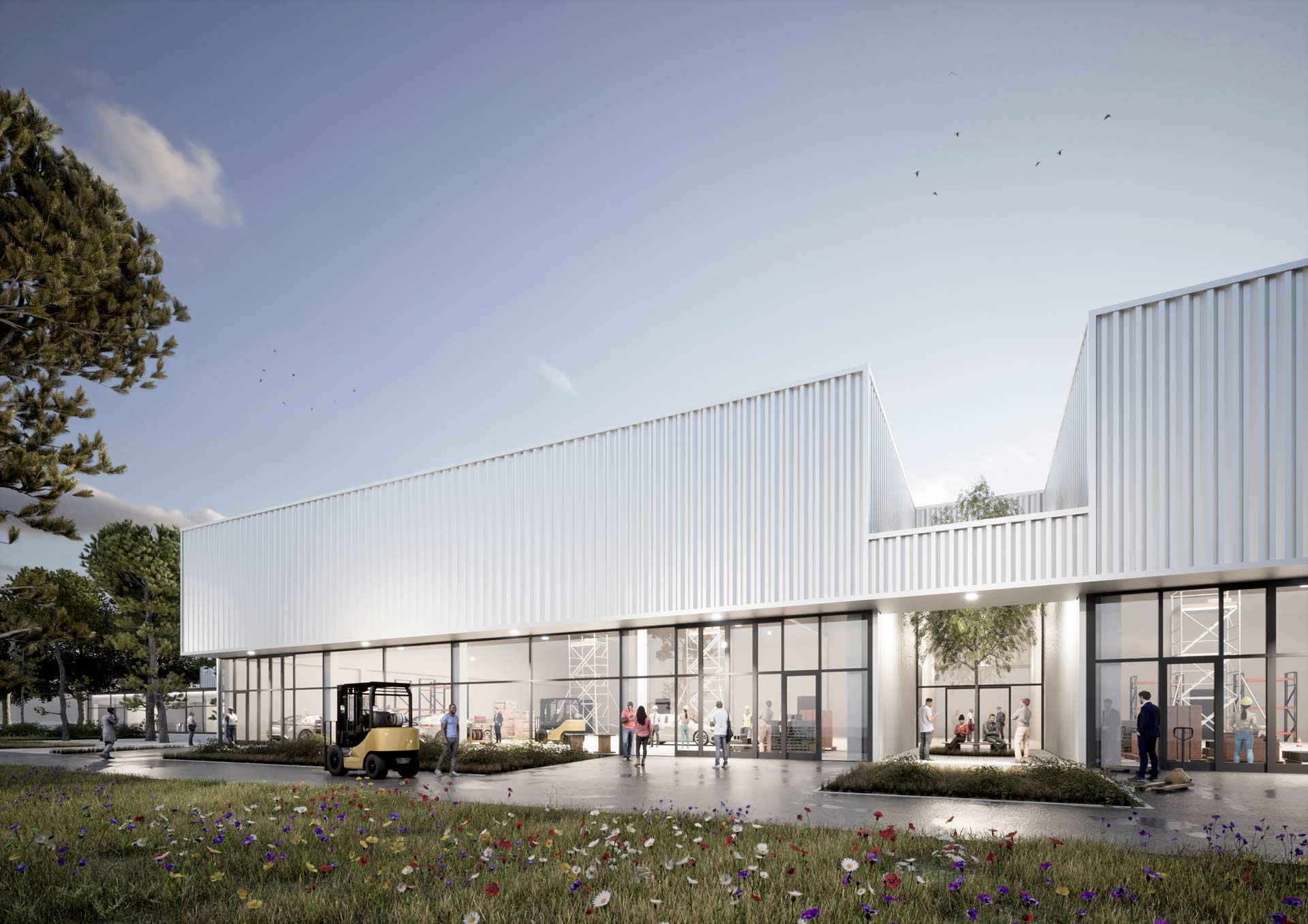 Nickel und Wachter Architekten - Innovationszentrum CIP Hallen