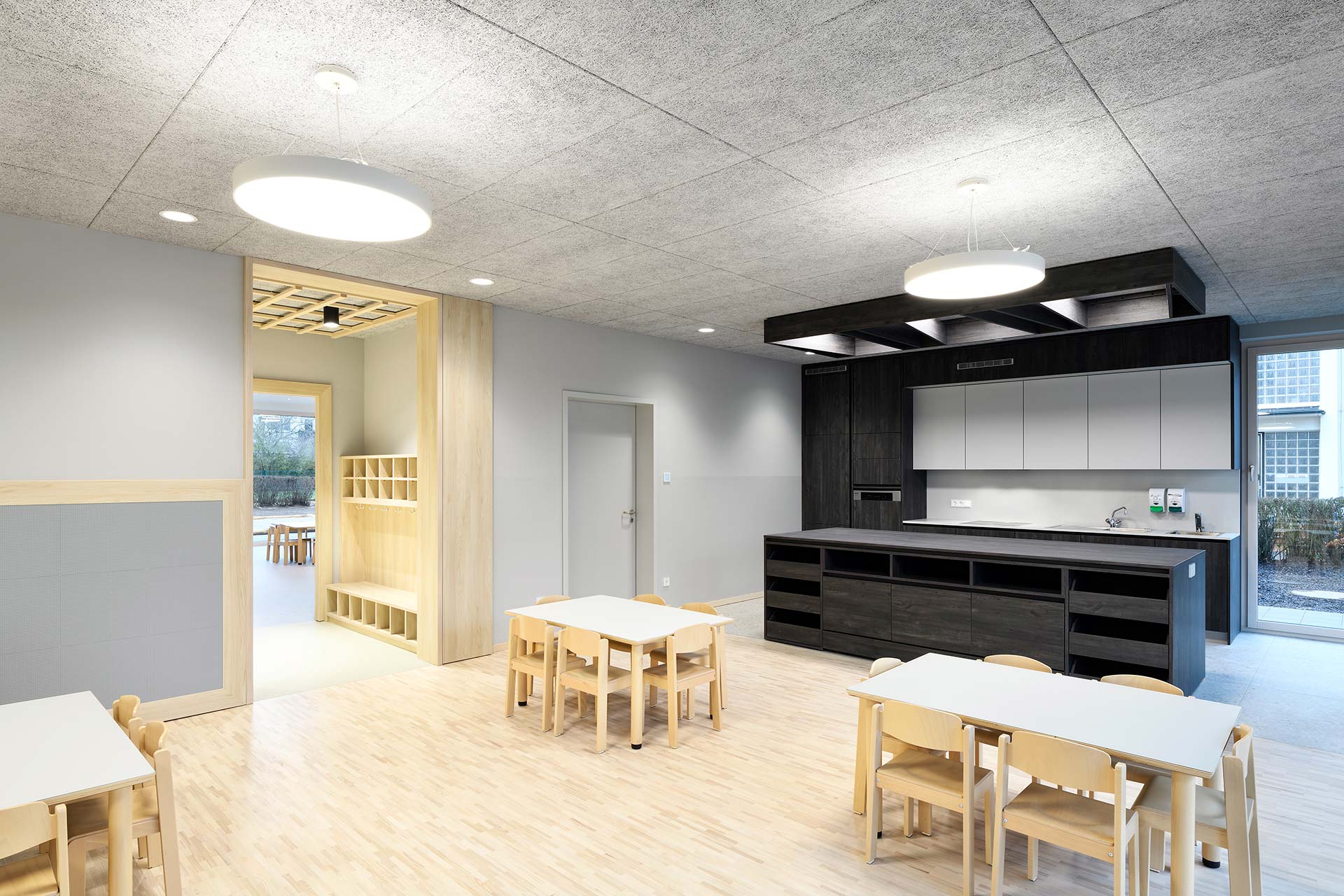 Nickel und Wachter Architekten - KiTa St. Anna in Bamberg - Kinderrestaurant Nickel und Wachter Architekten - KiTa St. Anna in Bamberg - Kinderrestaurant