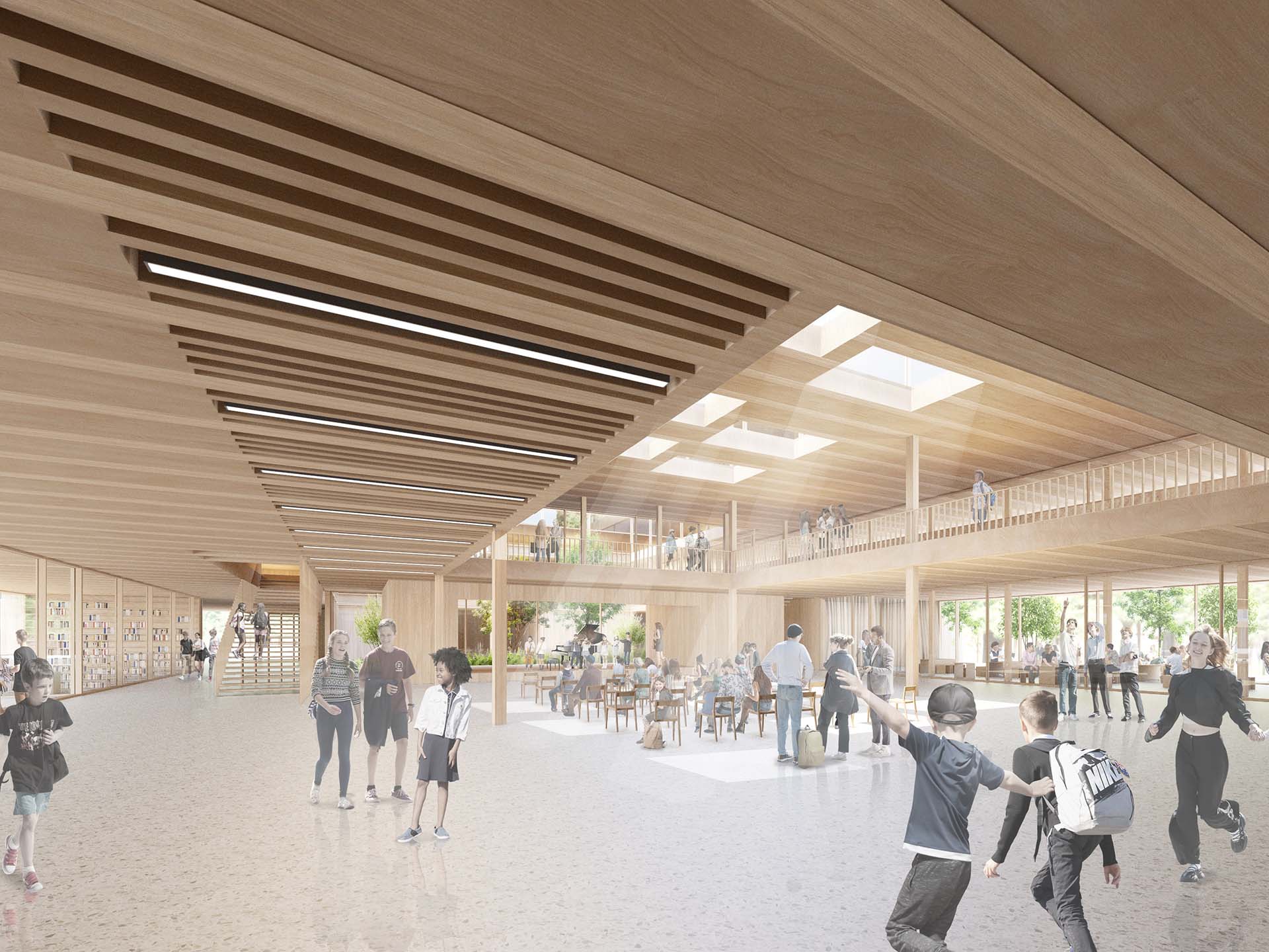 Aula Dientzenhofergymnaisum – Nickel und Wachter Architekten Bamberg