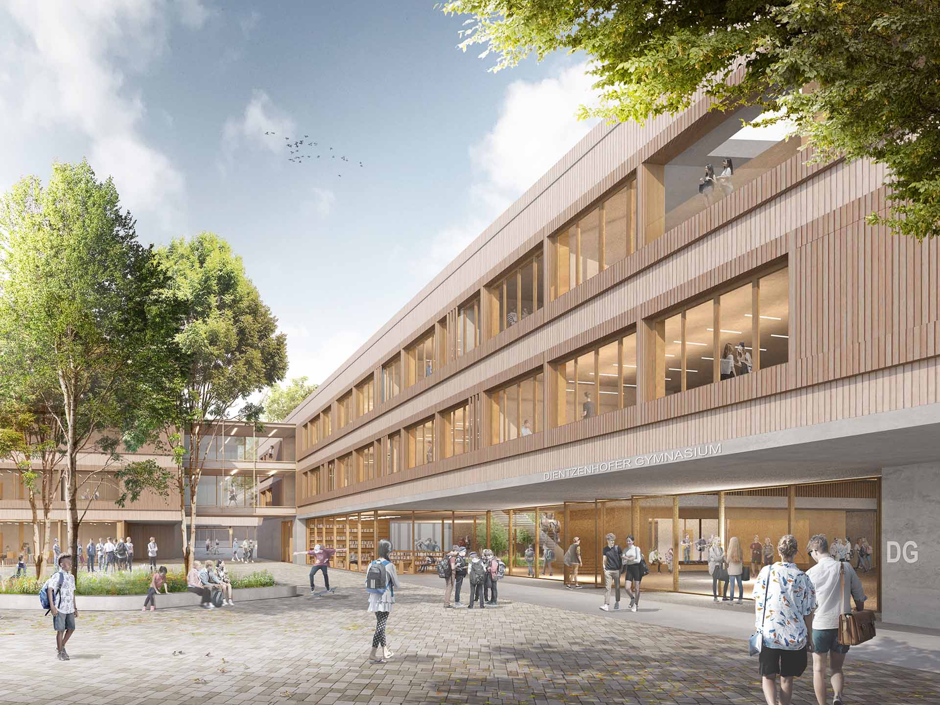 2. Platz Realisierungswettbewerb Dientzenhofer-Gymnasium in Bamberg – Nickel und Wachter Architekten 2. Platz Realisierungswettbewerb Dientzenhofer-Gymnasium in Bamberg – Nickel und Wachter Architekten
