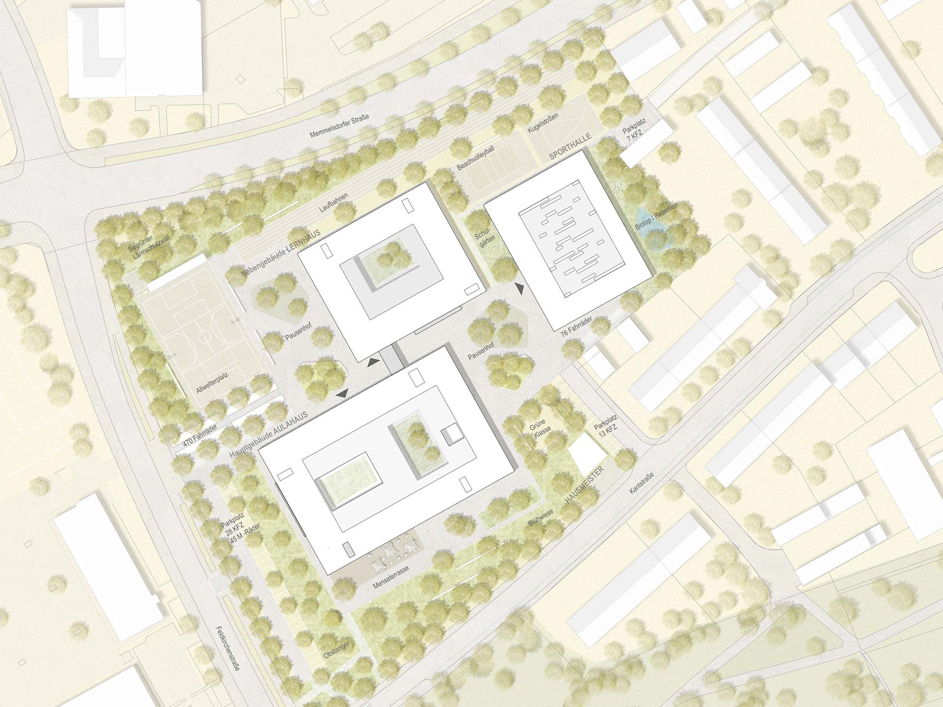Plan Dientzenhofergymnaisum – Nickel und Wachter Architekten Bamberg