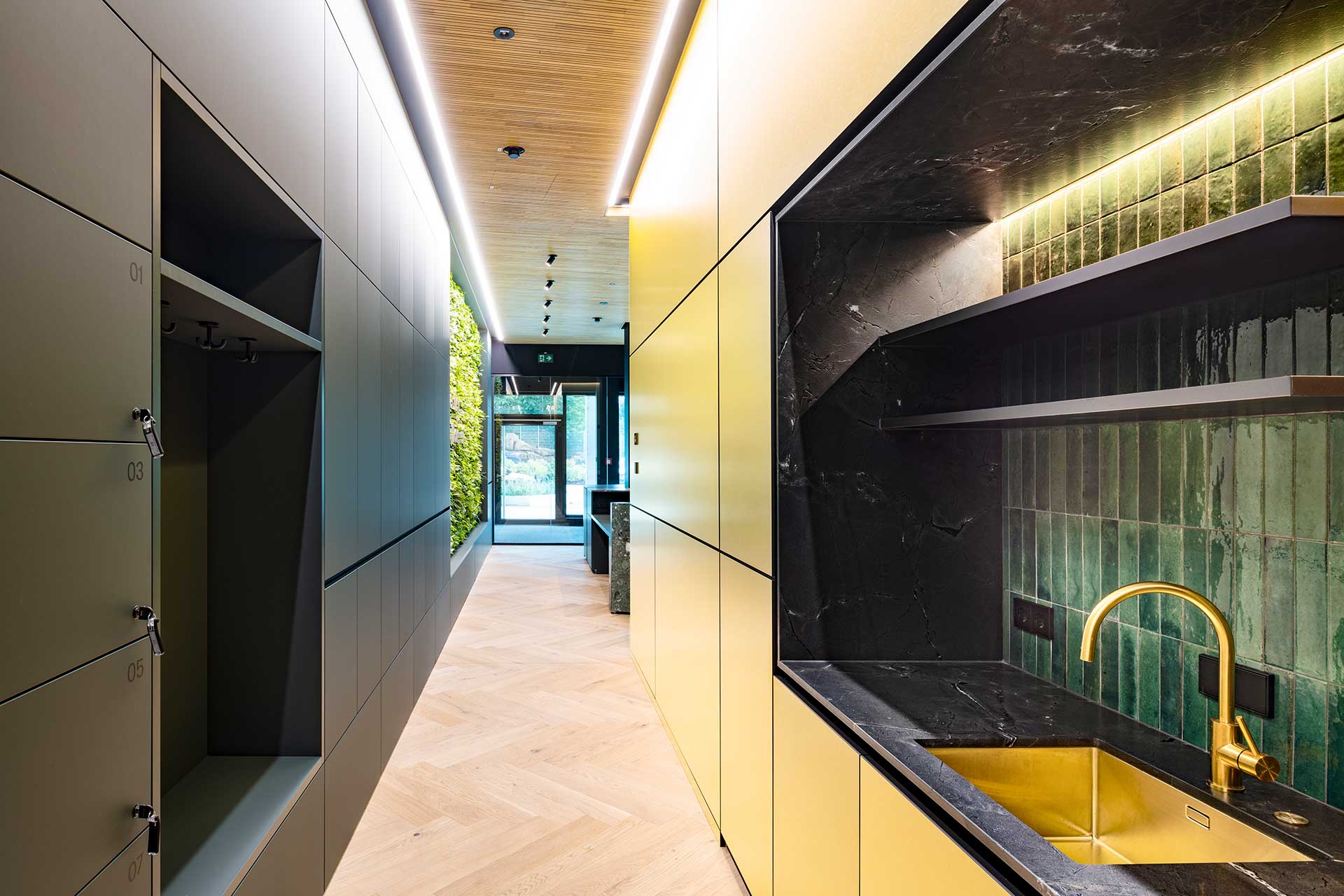 Innenausbau Bruchmann Teeküche by Nickel und Wachter Architekten