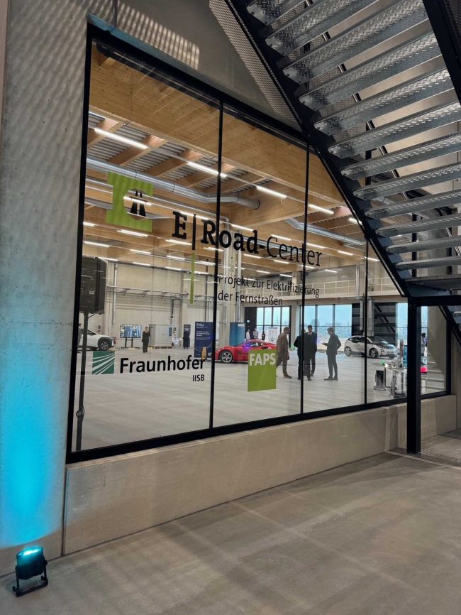 Showroom bei der Eröffnung des Innovationszentrums